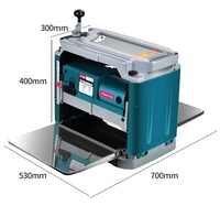 Raboteuse électrique multifonction haute puissance pour bois épais, machine portative de petite taille pour le travail du bois sur plan de travail