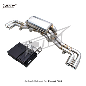 Scarico con Valvola Personalizzato per <span class=keywords><strong>Ferrari</strong></span> F430 Spider/Coupé 4.3L 2005-2009, Tubo di Scarico in Acciaio Inox Boska con Controllo Remoto - Product Image 3