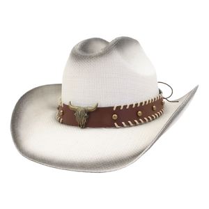 Chapeau de soleil N55 en paille rigide avec ruban et cordon, style image, pour la pêche en extérieur, les voyages, les loisirs et les affaires - Product Image 1