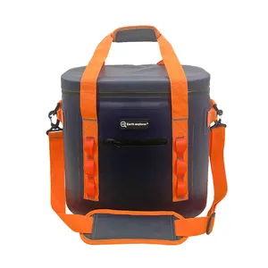 Earth Explorer Outdoor Soft Cooler Bag 25L Wasserdichte tragbare isolierte Kühler zum Mittagessen, Camping, Picknicks und Seefischen