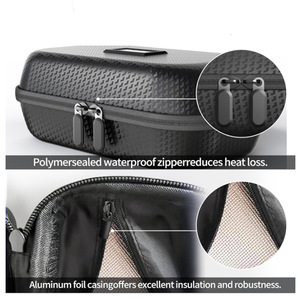 Estuche Refrigerador de <span class=keywords><strong>Insulina</strong></span> de Cuero Aislado Multifuncional de Gran Capacidad con Termómetro para <span class=keywords><strong>Diabetes</strong></span>, Diseño Personalizado de Fábrica OEM - Product Image 4