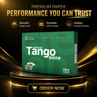 Papier copie Tango 80g A3 500 feuilles 100% pâte de bois Fournitures de bureau Papier copie en gros Papier A4 A5 A6 A7 A2 A3