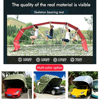 Abri de voiture rétractable personnalisé avec logo pour villa et jardin, en tissu Oxford 600D imperméable et anti-UV, OEM ODM