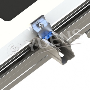 Support de montage au sol pour panneaux solaires photovoltaïques en acier galvanisé Yuens 1 MW, nouvelle conception pour système de structure agricole GP-3C, supports universels - Product Image 2