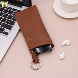 Listo para enviar Estuche portátil de cuero PU para anteojos Bolsas Negocios y regalos promocionales para anteojos - Product Image 3