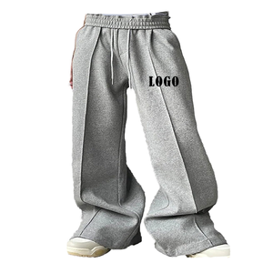 <b>Men's</b> Sporty Athletic Track <b>Sweat</b> <b>Pants</b> Custom Made Baggy Lightweight Worsted Elastic Waist Breathable Straight Casual Striped - Product Image 1