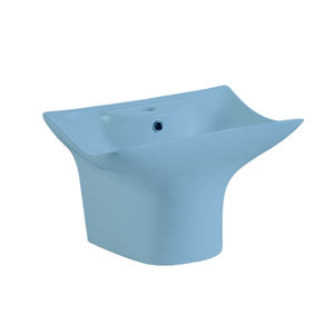 Lavabo de salle de bain en porcelaine, lavabo en céramique artistique à trou unique, 5 mm d'épaisseur, anti-décoloration, garantie 5 ans, 9L - Product Image 6