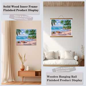 Nuevo Kit de Pintura por Números 2026, Cuadro Pequeño con Marco, Paisaje Marino, Pintura por Números para Niños - Product Image 6