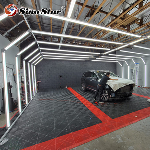 <span class=keywords><strong>Garage</strong></span> Hexagrid Inspection intérieure Auto Tunnel Detailing Lights Hand Work Led Linear Hexagon Ceiling Detailing Light - Product Image 1