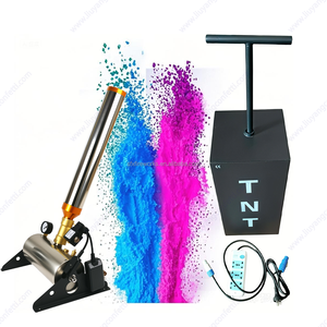 Bombe fumée rose bleu garçon fille Tnt couleur poudre <span class=keywords><strong>confettis</strong></span> <span class=keywords><strong>canon</strong></span> télécommande électrique glace sèche métal Machine pour le sexe révéler - Product Image 4