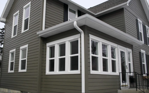 Revestimiento de tablero de fibra de <span class=keywords><strong>cemento</strong></span> de grano de madera impermeable para Villa Hospital Hotel taller <span class=keywords><strong>fachadas</strong></span> de apartamentos para soluciones ventiladas - Product Image 2