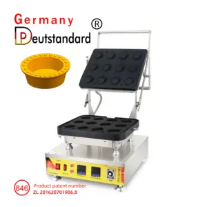 Germany Deutstandard NP-846 Round 64/48 mm 12 Hole Tart Shell Mold Multi Press Tart Machine Moule Machine Fond De Tarte