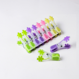 Pinces à linge écologiques multi-styles, 12 pièces, en plastique, durables, résistantes au vent, <span class=keywords><strong>pour</strong></span> l'extérieur - Product Image 2