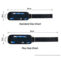 Sangle de cheville en néoprène Gantry pour fitness, dispositif d'assistance pour l'entraînement de la force des jambes, sangle de jambe à câble pour l'amélioration des hanches et le remodelage, étirement