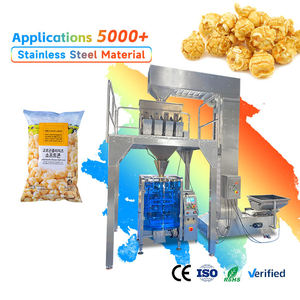 Automatic Popcorn Packing Machine Vertical Puffed Food <b>Pouch</b> Filling Sealing Equipment for Snack Chips Food Packaging Machinery - Product Image 1