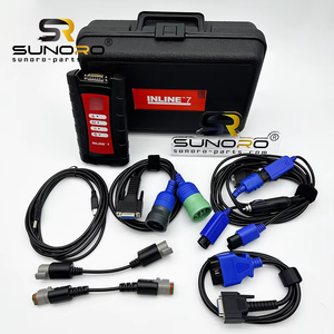 Camión en línea 7 Kit de adaptador de enlace de datos Herramienta de reparación de motor y Panasonic CF53 Laptop-Herramienta de diagnóstico de piezas de maquinaria de construcción - Product Image 2