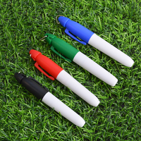 Ensemble de stylos marqueurs permanents Sharpie noirs personnalisés pour le golf, pointe fine, encre à base d'huile, pour métal, plastique, CD