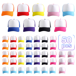 Baseball Sports Hat Adjustable Snap Back Brim Polyester Mesh Thermal Transfer Printed Custom Logo Promotional Caps