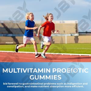 วิตามินกัมมี่สำหรับเด็ก JBY OEM ผลิตภัณฑ์เสริมอาหารเด็ก ดีเอชเอ สำหรับเด็ก วิตามินกัมมี่สำหรับเด็ก วีแกน - Product Image 4