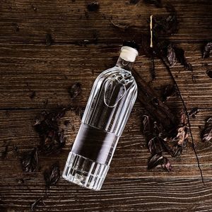 Botella de Vidrio Transparente de 500 ml para Licores, Botella Vacía Hermética para <span class=keywords><strong>Vodka</strong></span>, Tequila, Ron, Vino Casero, Estándar de Exportación, Venta al por Mayor de Fábrica - Product Image 3