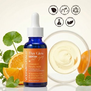 Suero Facial Coreano OEM ODM con 20% de <span class=keywords><strong>Vitamina</strong></span> <span class=keywords><strong>C</strong></span> y Ácido Hialurónico + Ácido Ferúlico <span class=keywords><strong>CE</strong></span>, Potente Antienvejecimiento, Antiarrugas y Blanqueador - Product Image 5