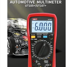 UT105 UNI-T + มัลติมิเตอร์ดิจิทัล RMS แบบเรียงอัตโนมัติสำหรับการวัดยานยนต์ที่มีความแม่นยำสูง - Product Image 6