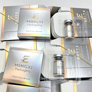 Etichette per Bottiglie di Peptidi con Marchio Privato, 5ml 10ml, Opache Laminate con Scatola Stile Libro e Inserto Fustellato - Product Image 4
