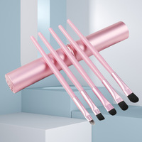 Hot Barrel 5-teiliges Make-up Pinsel Set Tragbares Make-up Puder Rouge Foundation Make-up Pinsel Lidschatten Pinsel Werkzeug