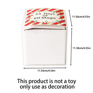 Kit d'accessoires pour elfes <span class=keywords><strong>de</strong></span> 24 jours Compte à rebours pour Noël avec accessoires quotidiens et idées <span class=keywords><strong>de</strong></span> scènes - Product Image 5
