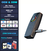 Receptor AUX GR03 BT 5.4 con Conector de 3.5mm Integrado, Reproductor MP3 con Tarjeta TF, Llamadas Manos Libres, Adaptador de Audio Inalámbrico para Altavoz de Coche, 1 Año de Garantía