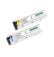 Transceptores de Fibra Óptica 155m 1310nm 1550nm 2km Bidi Lc Sc Fp Pin -12~-20dbm Módulo Transceptor SFP para Redes