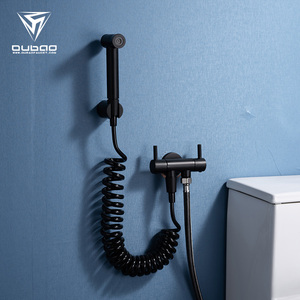 Отель клапан черный кран Туалет Вложение воды Ручной Биде опрыскиватель - Product Image 2