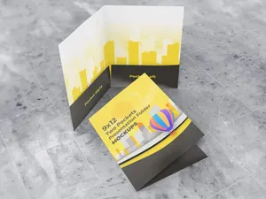 Tùy chỉnh in a5 a4 công ty văn phòng kinh doanh cuốn sách tài liệu báo cáo túi tri-thư mục giấy tập tin danh mục đầu tư trình bày thư mục - Product Image 4