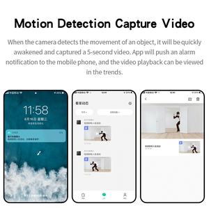智能家居近视觉运动检测1080P迷你Wifi摄像头电池待机室内迷你家庭安全摄像头 - Product Image 3