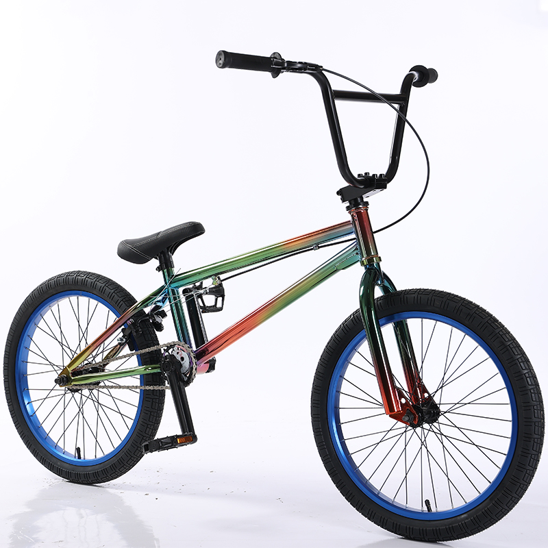OEMカスタムメッキカラーオイルスリックスタントbmxクロモリ