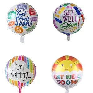 18 inç yuvarlak helyum Globos olsun folyo balonlar helyum şişme balon doğum günü partisi malzemeleri için