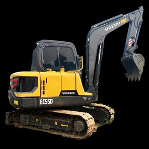 Mini-excavatrice sur chenilles Volvo EC55 d'occasion, d'origine suédoise |   Excavatrices de 5,5 tonnes |   Faible nombre d'heures de fonctionnement |   Excellent état - Product Image 1