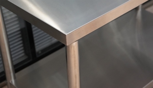 โต๊ะทำงานสแตนเลสสำหรับโรงงานแปรรูปอาหาร วัสดุ 201 จากโรงงานโดยตรง - Product Image 5