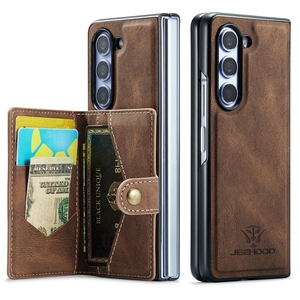 <span class=keywords><strong>Coque</strong></span> arrière détachable en PU pour Samsung Galaxy <span class=keywords><strong>Z</strong></span> Fold 5, pour étui magnétique pour carte de crédit Google Pixel Fold - Product Image 3