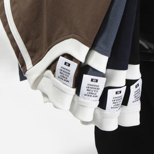 T-shirt Vintage Estiva in Filato Tinto con <span class=keywords><strong>Tre</strong></span> Barre sulla Spalla, Casual, Unisex, Taglie S-4XL - Product Image 4