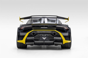 ชุดแต่งคาร์บอนไฟเบอร์สไตล์ Vors สำหรับ Lamborghini STO สภาพใหม่ ประกอบด้วยลิ้นกันชนหน้า ดิฟฟิวเซอร์ สเกิร์ตข้าง และฝากระโปรง - Product Image 4