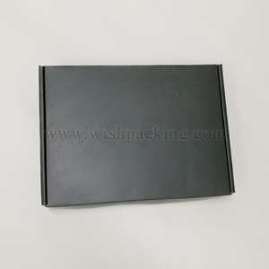 Boîte postale en carton ondulé pour colis, courrier, papier, ordinateur, téléphone portable, vêtements, chaussettes, logo <span class=keywords><strong>d</strong></span>'étiquette noire double face commun - Product Image 2