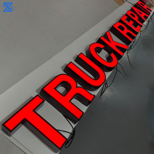 Hot bán 3D kênh chữ sản xuất tùy chỉnh chiếu sáng thư dấu hiệu <span class=keywords><strong>frontlit</strong></span> dấu hiệu công ty lớn cửa hàng dấu hiệu - Product Image 2