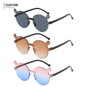 <span class=keywords><strong>Gafas</strong></span> <span class=keywords><strong>de</strong></span> Sol Divertidas <span class=keywords><strong>para</strong></span> Niños con Logotipo Personalizado, <span class=keywords><strong>Gafas</strong></span> <span class=keywords><strong>de</strong></span> Sol Infantiles con Diseño <span class=keywords><strong>de</strong></span> Oso, Coloridas, Degradadas, Modernas, con Lentes UV400 - Product Image 1