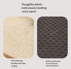 Moderne Milieuvriendelijke Multifunctionele Verticale Wandklauwslijper Slijtvaste Sisal Pad Kat Krasbord Kat Bomen Krabber - Product Image 3