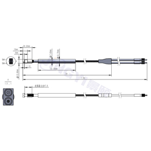 Konektor SMA905 <span class=keywords><strong>probe</strong></span> imersi transmisi untuk pengukuran online Aksesori serat optik laju penyerapan cairan - Product Image 6