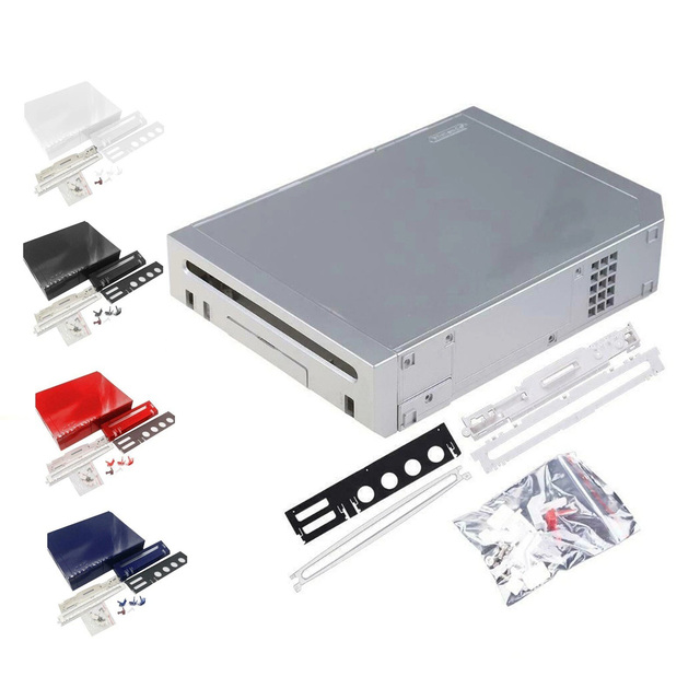 Replacement Casing for Nintendo Wii Console Full Housing Shell Case With Buttons