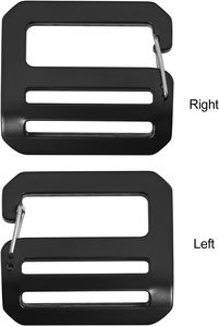 PCS Adjustable <b>Spring</b> <b>Door</b> Push To Open G Shaped Buckle With Aluminum Alloy Inner Diameter In One On The Left And One On The Rig - Product Image 4