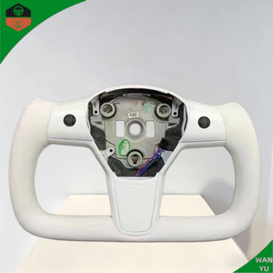 Kit de Mejora Personalizado para el Tesla Model 3 YS X 2021, <span class=keywords><strong>2022</strong></span> y 2023 con un Volante de Cuero Rosa - Product Image 2