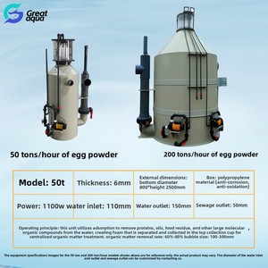 50 t/h capacità di trattamento delle acque <span class=keywords><strong>Marine</strong></span> skimmer proteine macchina di filtrazione intelligente per la depurazione delle acque - Product Image 2